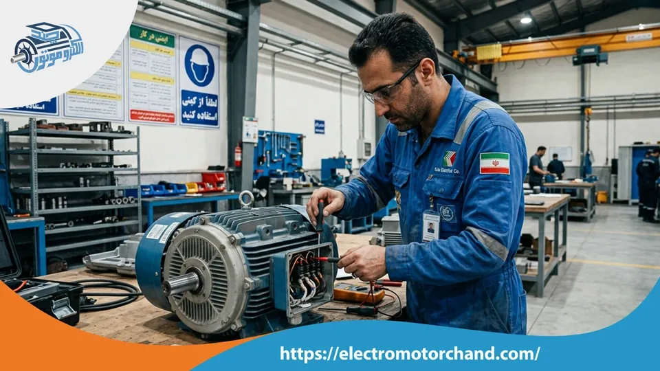 اصول سرویس و نگهداری الکتروموتور