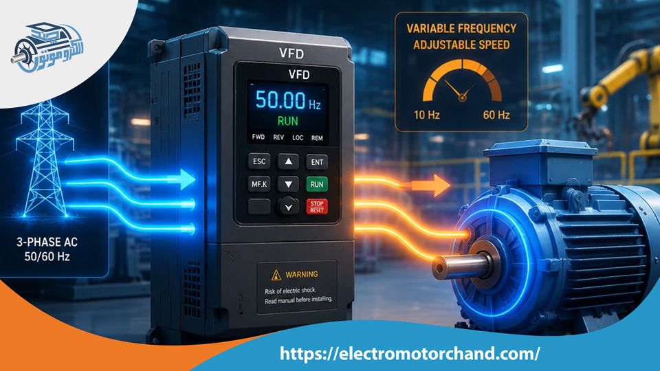اینورتر چیست و چه تأثیری بر عملکرد الکتروموتور دارد؟