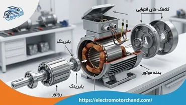 راهنمای کامل مونتاژ الکتروموتور